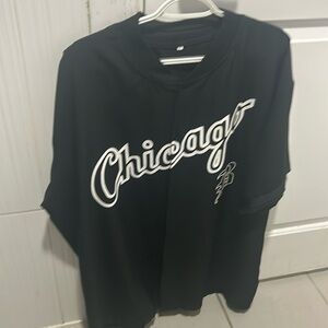Chicago baseball button up jersey style